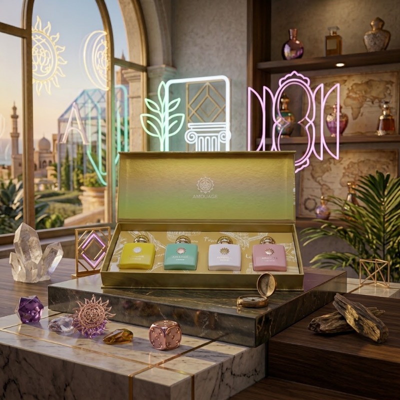 Bộ quà tặng nước hoa AMOUAGE U - đánh giá và giá The Collection Perfume Fragrance