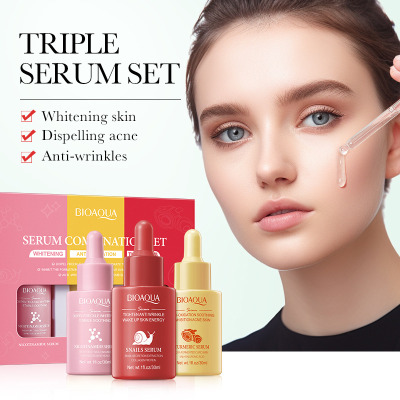 3pcs/set BIOAQUA Vitamin C Ret - đánh giá và giá The Ordinary Serum Hyaluronic Acid